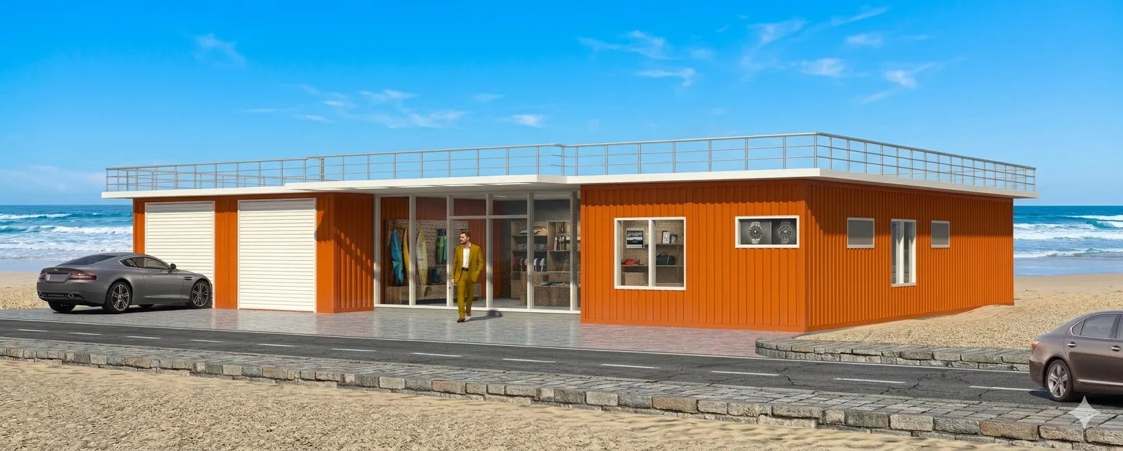 Container Beach House — view 1