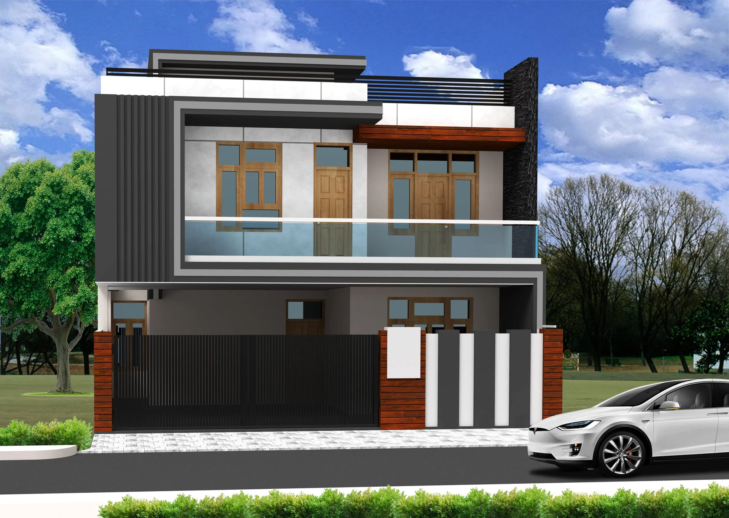 Modern Villa, Ansal — ak mishra 1