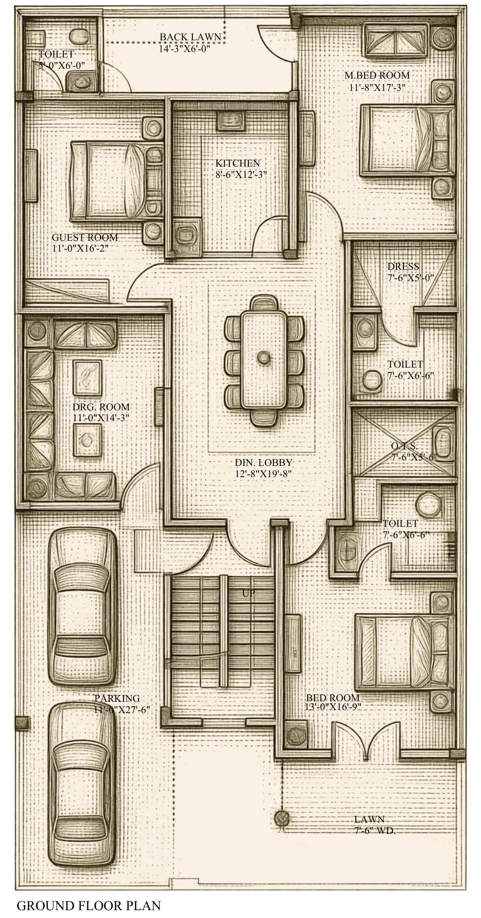 Contemporary Three-storey Residence — anand g floor plan