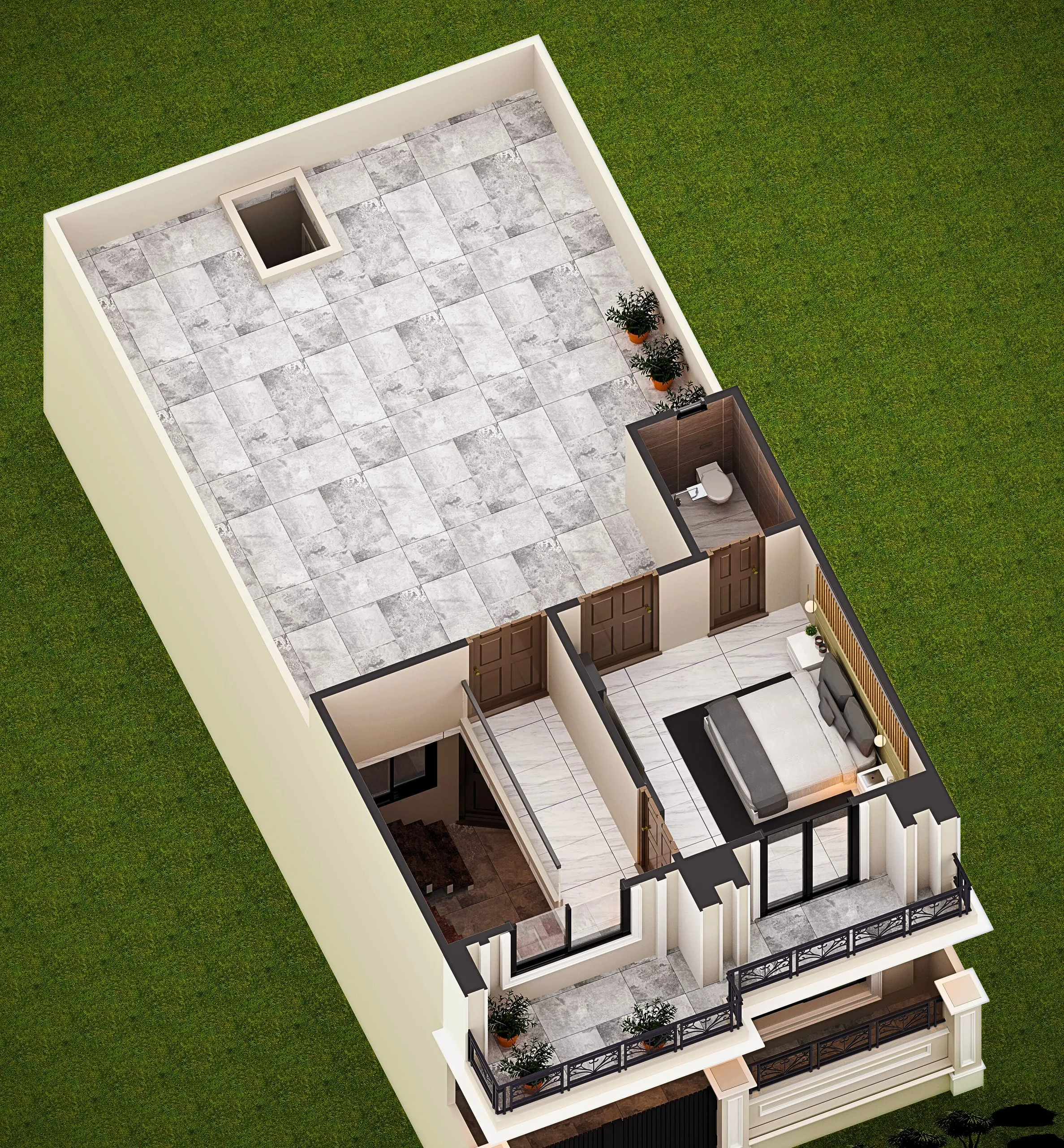 Hometeck Enclave — first floor view