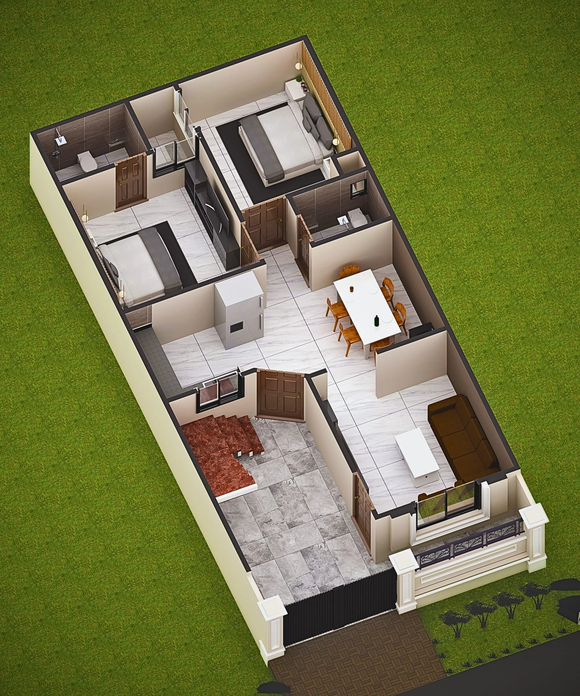 Hometeck Enclave — g floor view