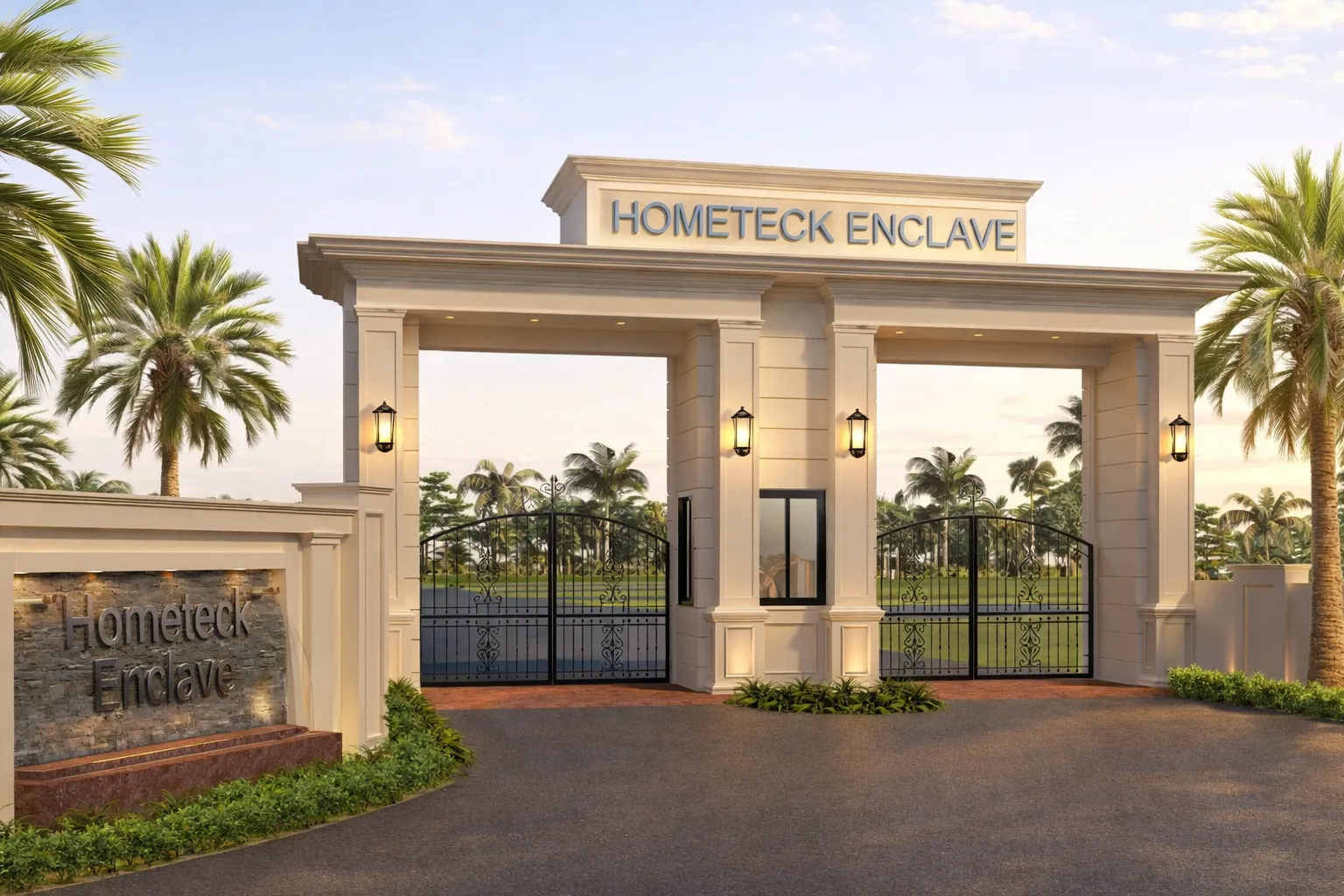 Hometeck Enclave — gate 1