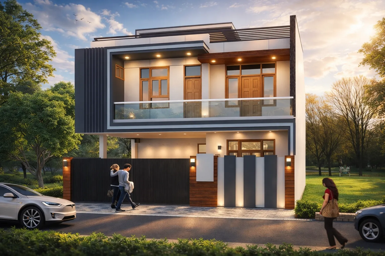 Modern Villa, Ansal — render 2