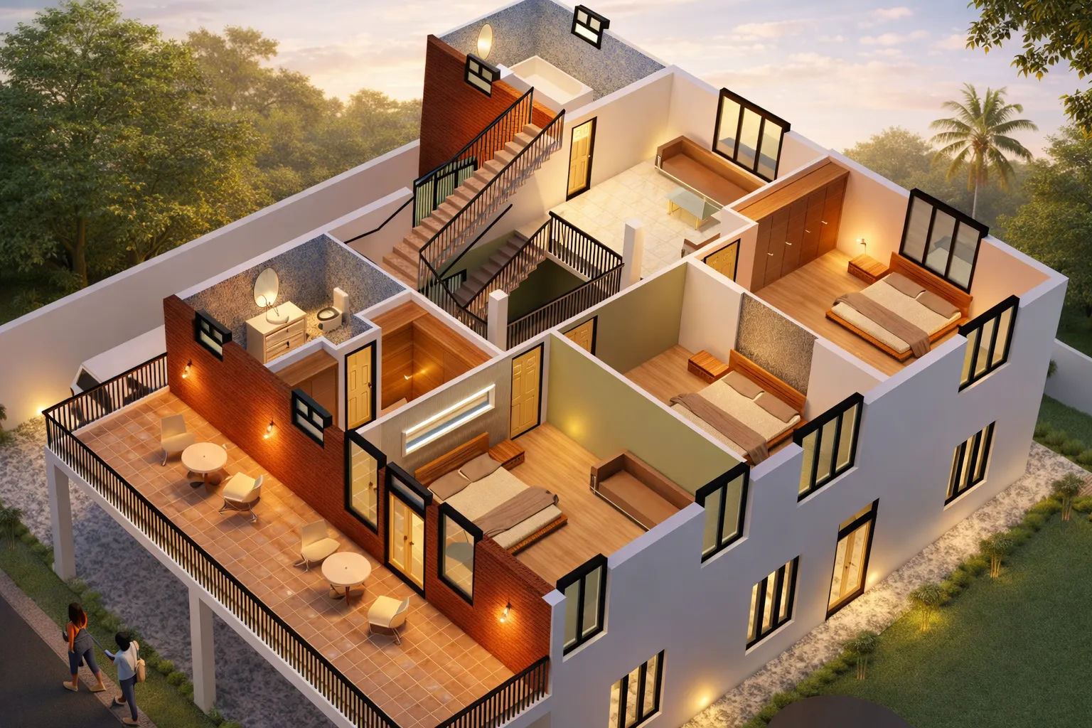 Residence, South Africa — render 3