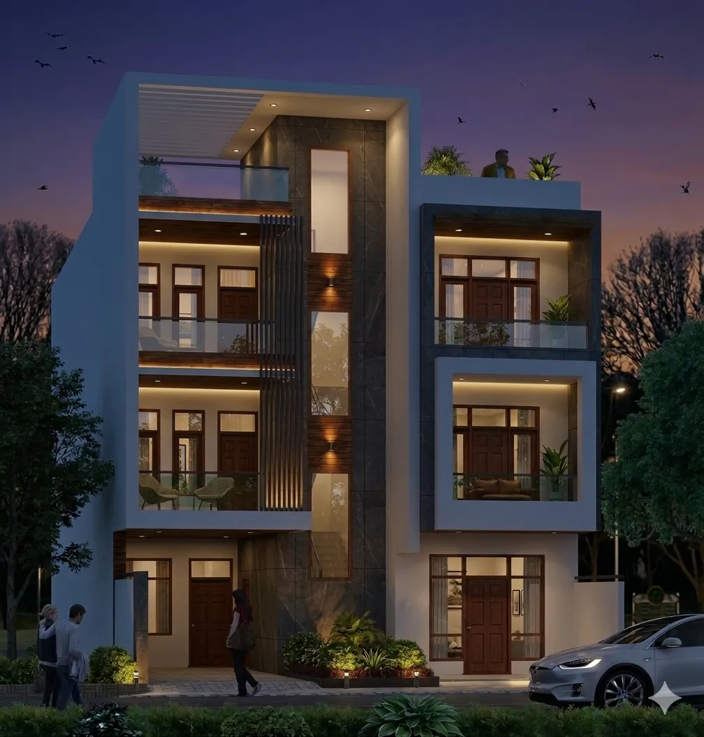 Contemporary Three-storey Residence