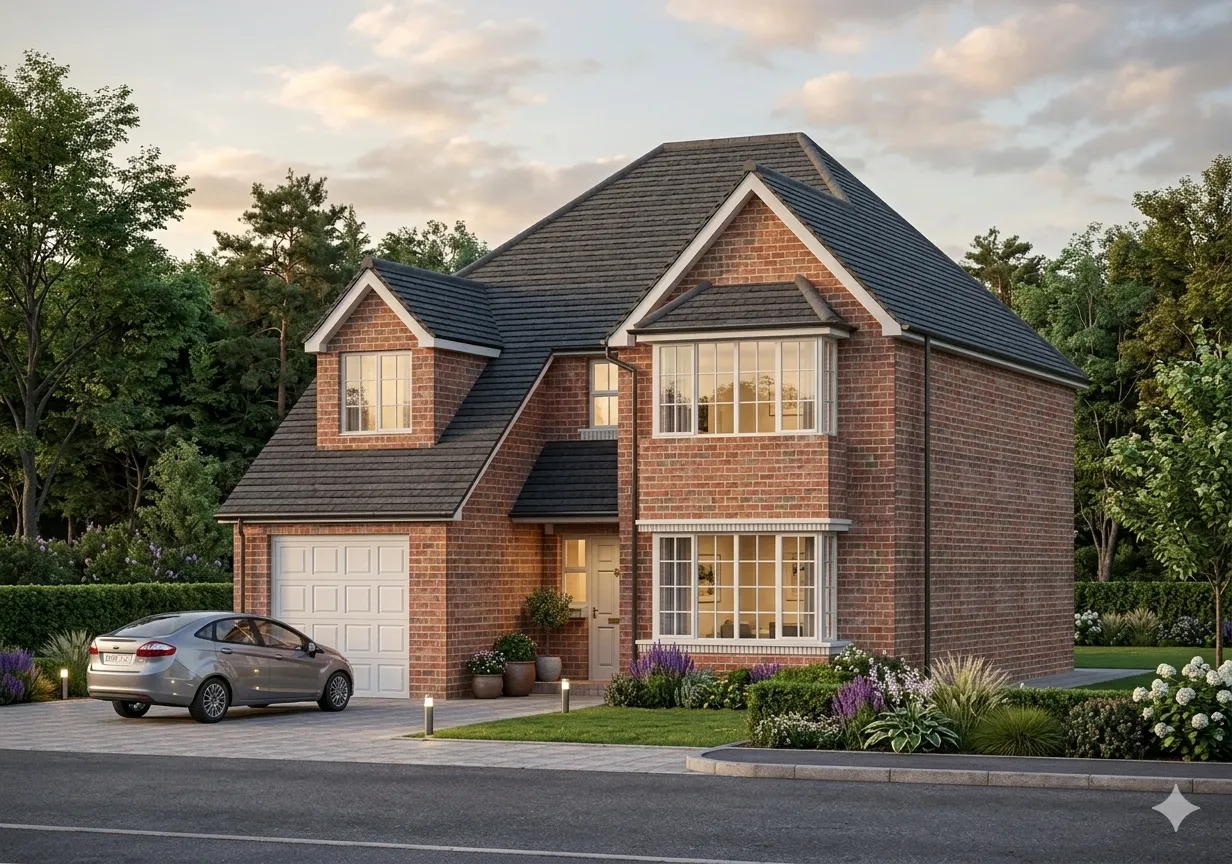 Suburban Residence, Middlesbrough — right side view