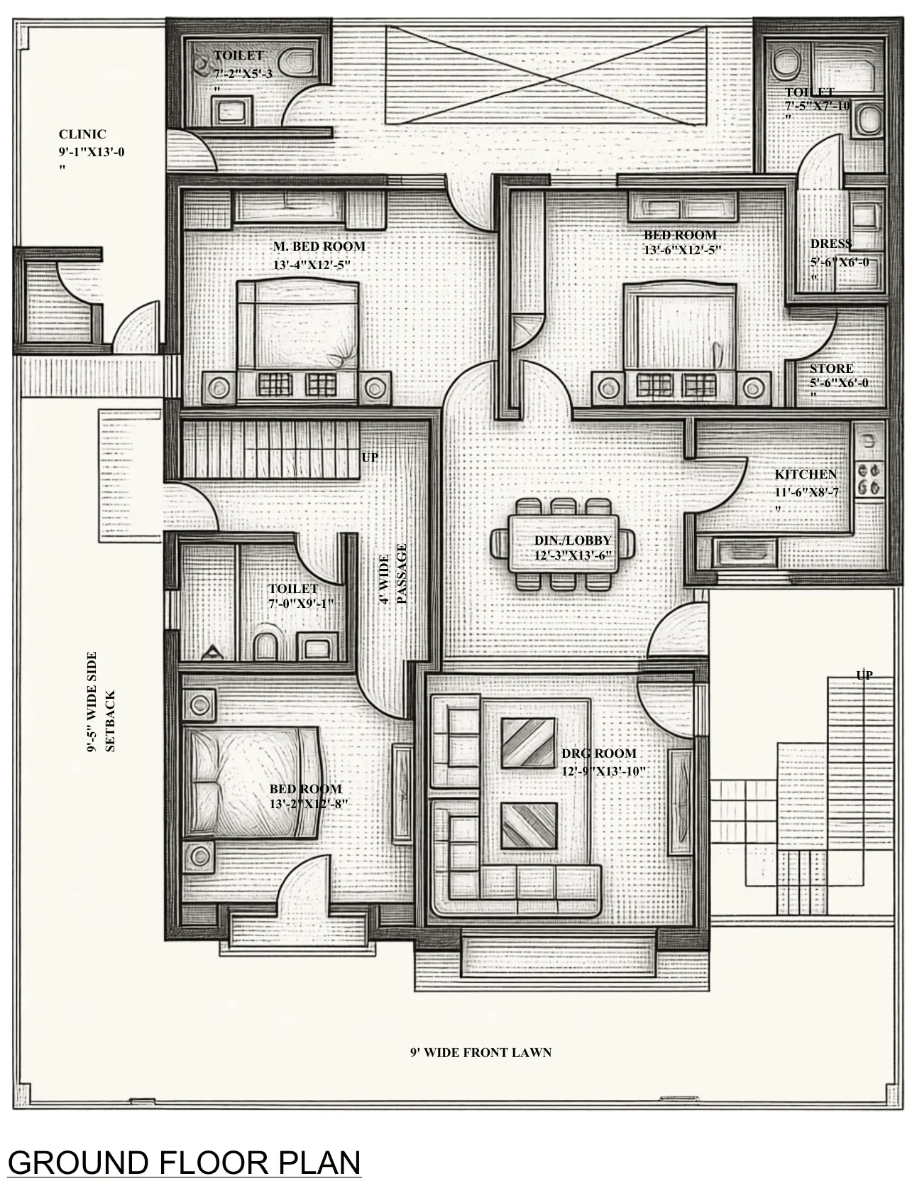 Neoclassical Residence, Eldico Towne — sanjai ji eldico g floor plan