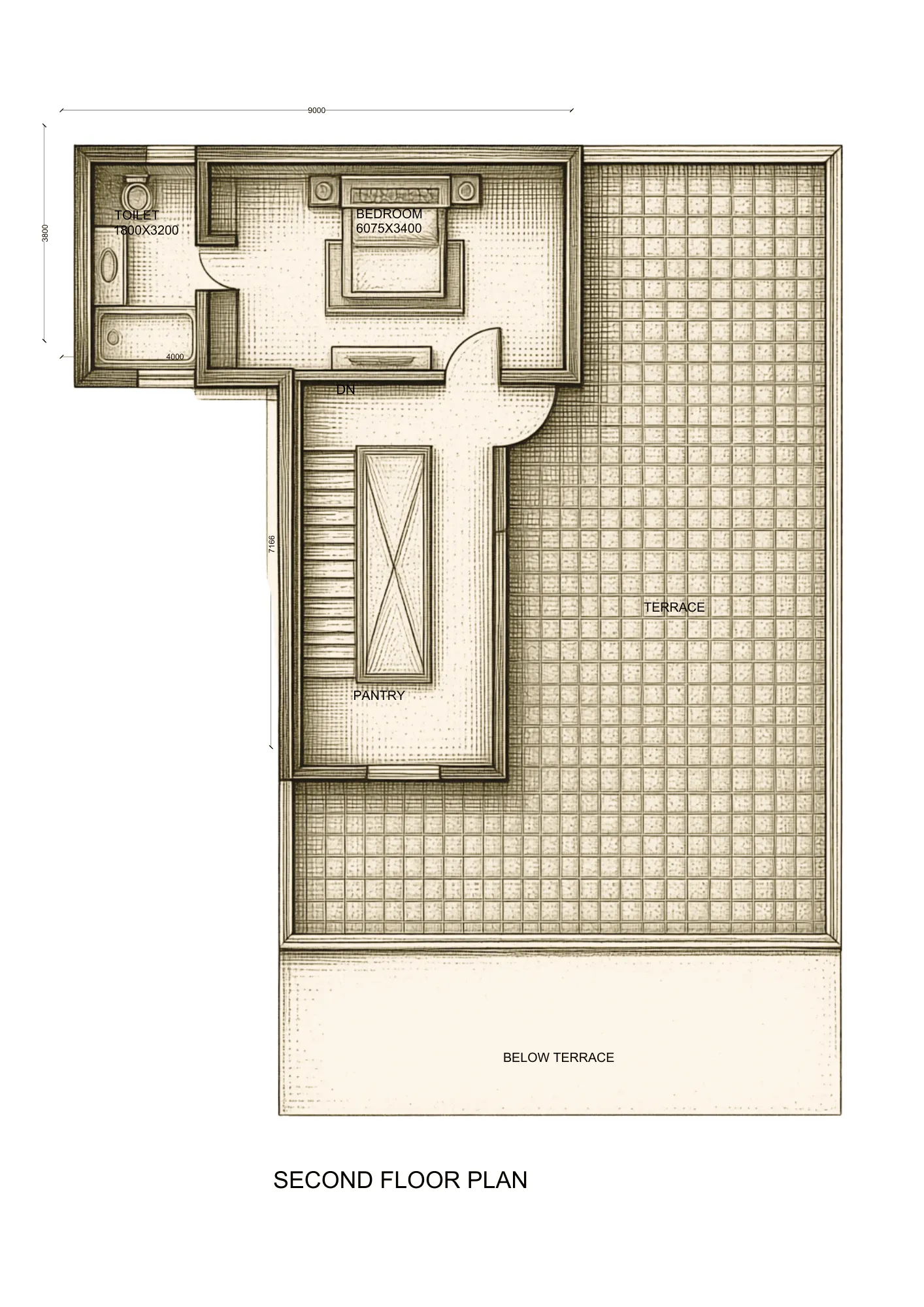 Residence, South Africa — second floor plan