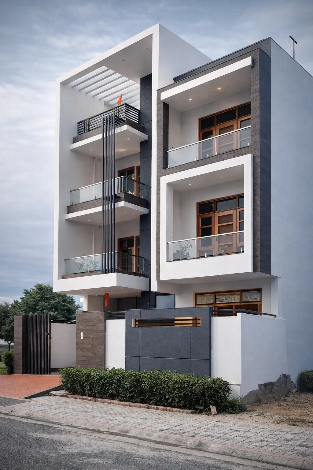 Contemporary Three-storey Residence — site photograph 1