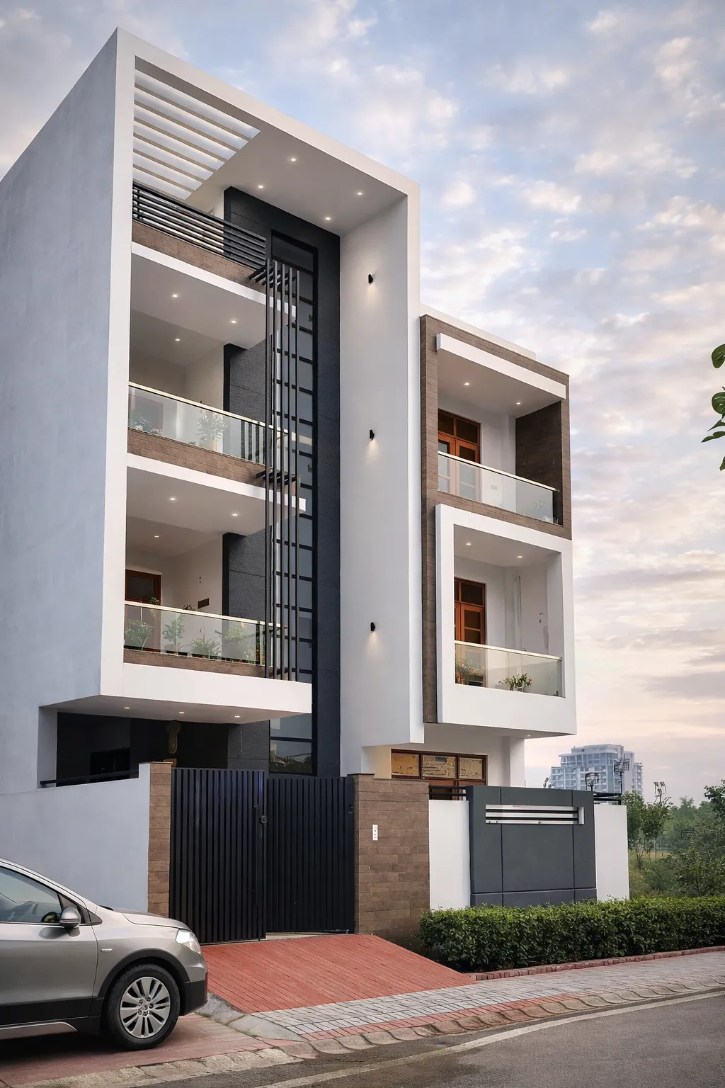 Contemporary Three-storey Residence — site photograph 3