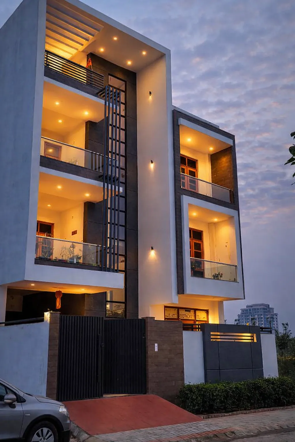 Contemporary Three-storey Residence — site photograph 2