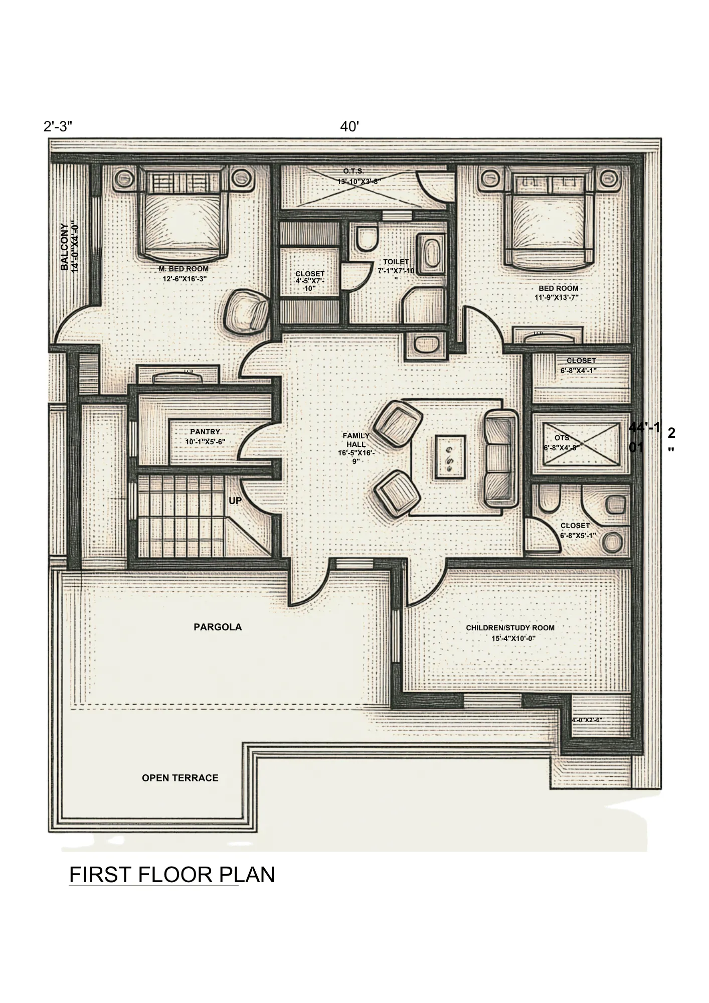 Villa at Woodland Garden Township — shashi f floor plan